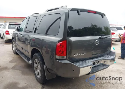 2007 Nissan Armada Se z USA, uszkodzony, nr VIN 5N1BA08A37N710120